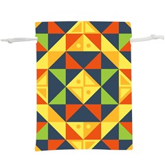 Background Geometric Color Lightweight Drawstring Pouch (xl) by Semog4