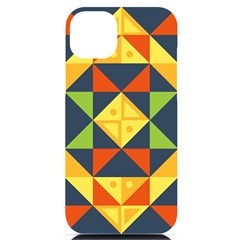 Background Geometric Color Iphone 14 Plus Black Uv Print Case by Semog4