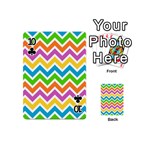 Chevron-pattern-design-texture Playing Cards 54 Designs (Mini) Front - Club10