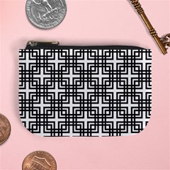 Pattern-vector-halftone-wallpaper Mini Coin Purse by Semog4