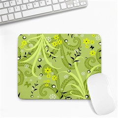 Seamless Pattern Green Garden Small Mousepad by Semog4