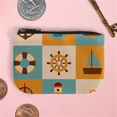 Nautical Elements Collection Mini Coin Purse by Semog4