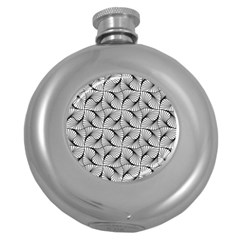 Abstract Seamless Pattern Round Hip Flask (5 Oz) by Semog4