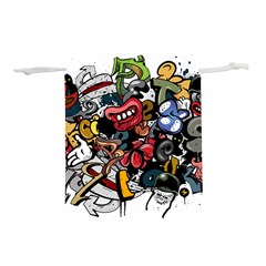 Mural Graffiti Paint Lightweight Drawstring Pouch (s) by Salman4z