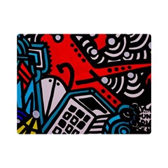 Multicolored Doodle Art Street Art Premium Plush Fleece Blanket (mini) by Salman4z