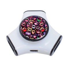 Funny Monster Mouths 3-port Usb Hub by Salman4z