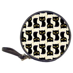 Black Cats And Dots Koteto Cat Pattern Kitty Classic 20-cd Wallets by Salman4z
