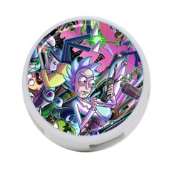 Rick And Morty Time Travel Ultra 4-port Usb Hub (two Sides) by Salman4z