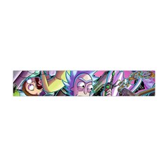 Rick And Morty Time Travel Ultra Premium Plush Fleece Scarf (mini) by Salman4z
