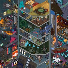 Fictional Character Cartoons Play Mat (square) by Salman4z