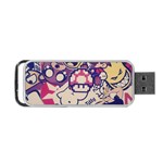 Retro Cartoon Hello Titty Parody Portable USB Flash (One Side) Front