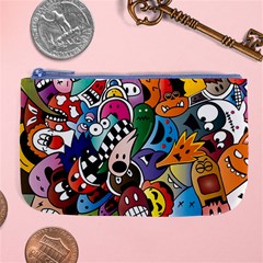 Cartoon Explosion Cartoon Characters Funny Large Coin Purse by Salman4z