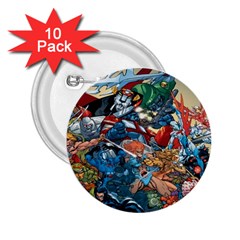 80 s Cartoons Cartoon Masters Of The Universe 2 25  Buttons (10 Pack)  by Salman4z