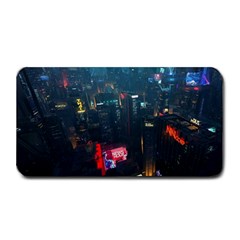 Cityscape Digital Art Medium Bar Mat by Salman4z