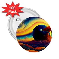 Surrealist Fantasy Dream Nature 2 25  Buttons (100 Pack)  by Jancukart