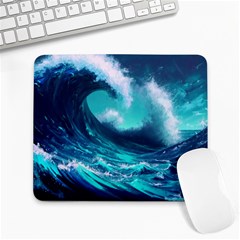 Tsunami Tidal Wave Ocean Waves Sea Nature Water Large Mousepad by Jancukart
