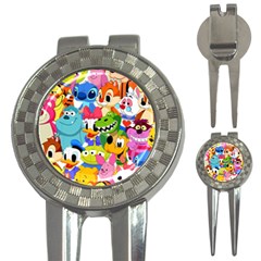 Illustration Cartoon Character Animal Cute 3-in-1 Golf Divots by Sudheng