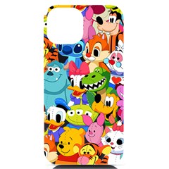 Illustration Cartoon Character Animal Cute Iphone 14 Black Uv Print Case by Sudheng