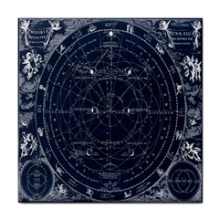 Vintage Astrology Poster Tile Coaster by ConteMonfrey