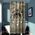 Old vintage astronomy Shower Curtain 36  x 72  (Stall)  Curtain(36 X72 ) - 33.26 x66.24  Curtain(36 X72 )