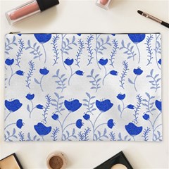 Blue Classy Tulips Cosmetic Bag (xxl) by ConteMonfrey