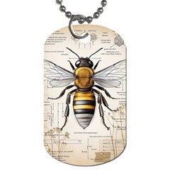 Bee Beekeeping Dog Tag (one Side) by Simbadda