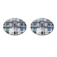Squad Latvia Architecture Cufflinks (oval) by Celenk