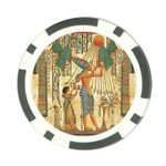 Egyptian Man Sun God Ra Amun Poker Chip Card Guard (10 pack) Back