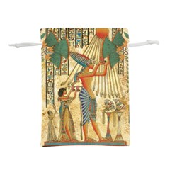 Egyptian Man Sun God Ra Amun Lightweight Drawstring Pouch (l) by Celenk