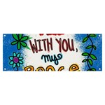 Christian Christianity Religion Banner and Sign 8  x 3  Front