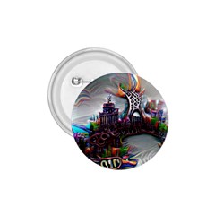 Abstract Art Psychedelic Art Experimental 1 75  Buttons by Uceng