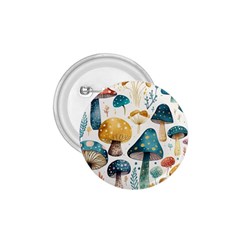 Mushroom Forest Fantasy Flower Nature 1 75  Buttons by Uceng