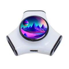 Fantasy Universe Art Wallpaper Artwork 3-port Usb Hub by Uceng