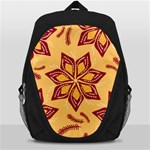 Flower Mandala Template Sketch Drawing Art Backpack Bag Front