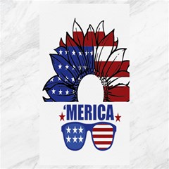 Usa Flag Sunglasses Usa Flag American Flag Flower Canvas 40  X 72  by Wegoenart