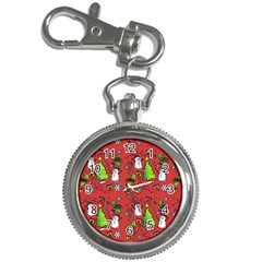 Santa Snowman Gift Holiday Christmas Cartoon Key Chain Watches by Ravend