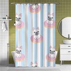 French Bulldog Dog Seamless Pattern Shower Curtain 48  X 72  (small)  by Salman4z