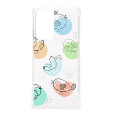 Cartoon Bird Cute Doodle Bird Samsung Galaxy Note 20 Ultra Tpu Uv Case by Salman4z
