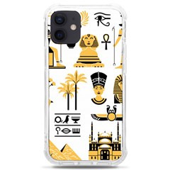 Egypt-symbols-decorative-icons-set Iphone 12 Mini Tpu Uv Print Case	 by Salman4z