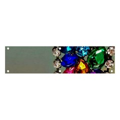 Colorful Diamonds Banner And Sign 4  X 1  by Sparkle