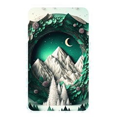 Christmas Wreath Winter Mountains Snow Stars Moon Memory Card Reader (rectangular) by Ravend