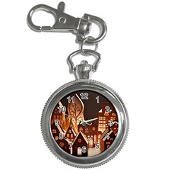 Gingerbread House Gingerbread Christmas Xmas Winter Key Chain Watches by Ravend