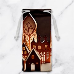 Gingerbread House Gingerbread Christmas Xmas Winter Jewelry Bag by Ravend