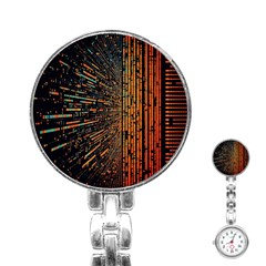 Data Abstract Abstract Background Background Stainless Steel Nurses Watch by Ravend