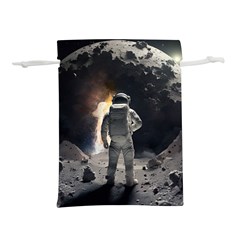 Astronaut Space Walk Lightweight Drawstring Pouch (s) by danenraven