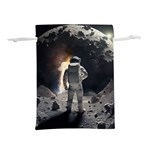 Astronaut Space Walk Lightweight Drawstring Pouch (L) Front