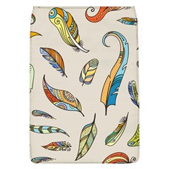 Vector-boho-doodle-feathers-seamless-pattern-illustration Removable Flap Cover (l) by Salman4z