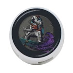 Illustration-astronaut-cosmonaut-paying-skateboard-sport-space-with-astronaut-suit 4-Port USB Hub (One Side) Front