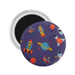 Space-seamless-pattern 2 25  Magnets by Salman4z