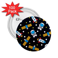 Seamless-adventure-space-vector-pattern-background 2 25  Buttons (100 Pack)  by Salman4z